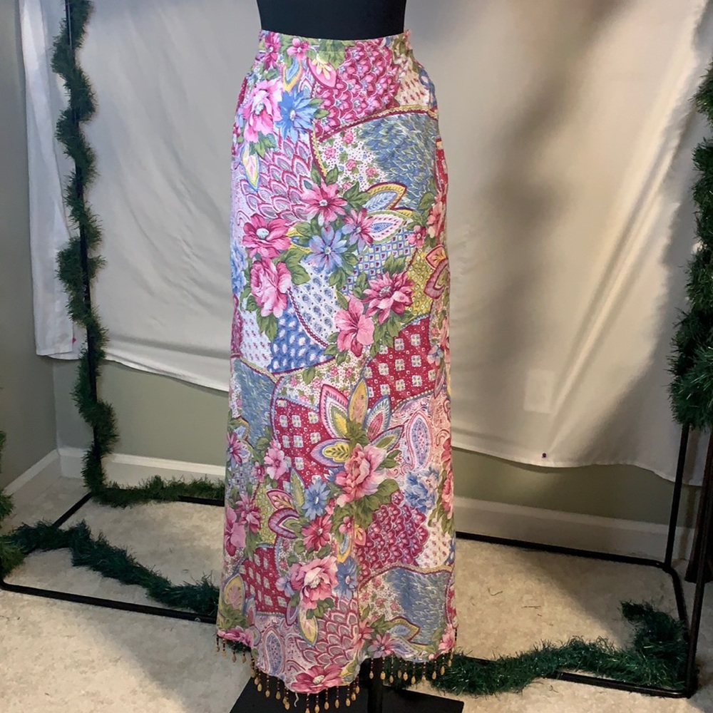 Vintage Boston Proper floral skirt, size XS